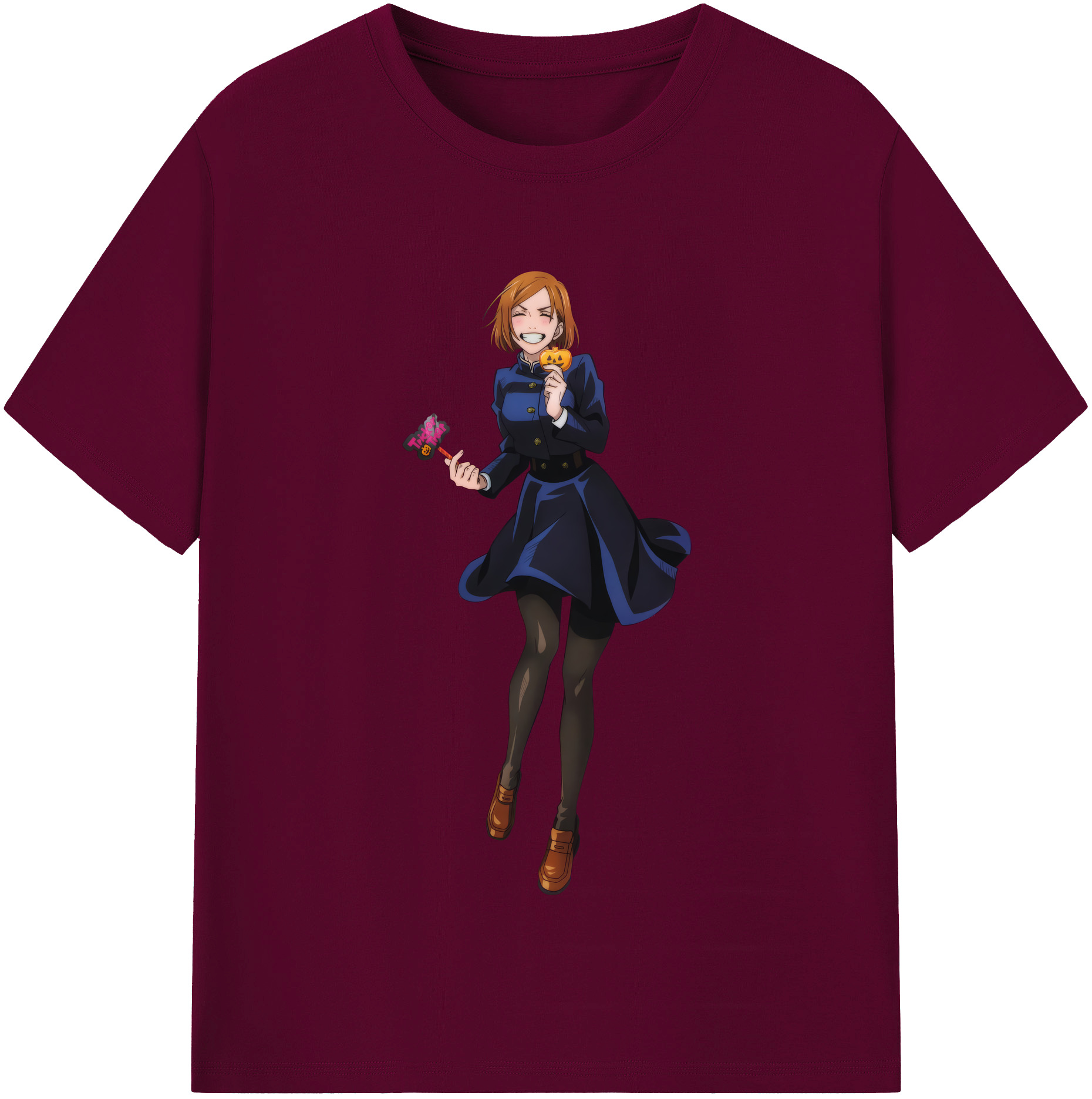 （画像用） 呪術廻戦 Jujutsu Kaisen レディースカジュアルプリントTシャツ（綿100％）